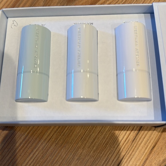 Lipsticks from Westman Atelier (mini and full sizes) and Lancome lip gloss - Picture 2 of 11